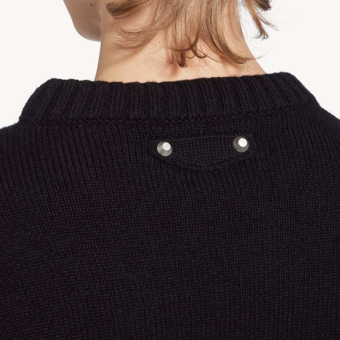Maglione Girocollo da Donna in Nero | Balenciaga Italia IT - Image 6