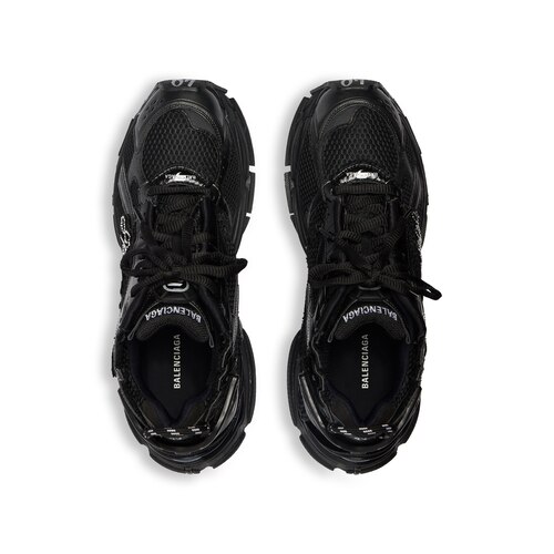 runner sneaker with rhinestones