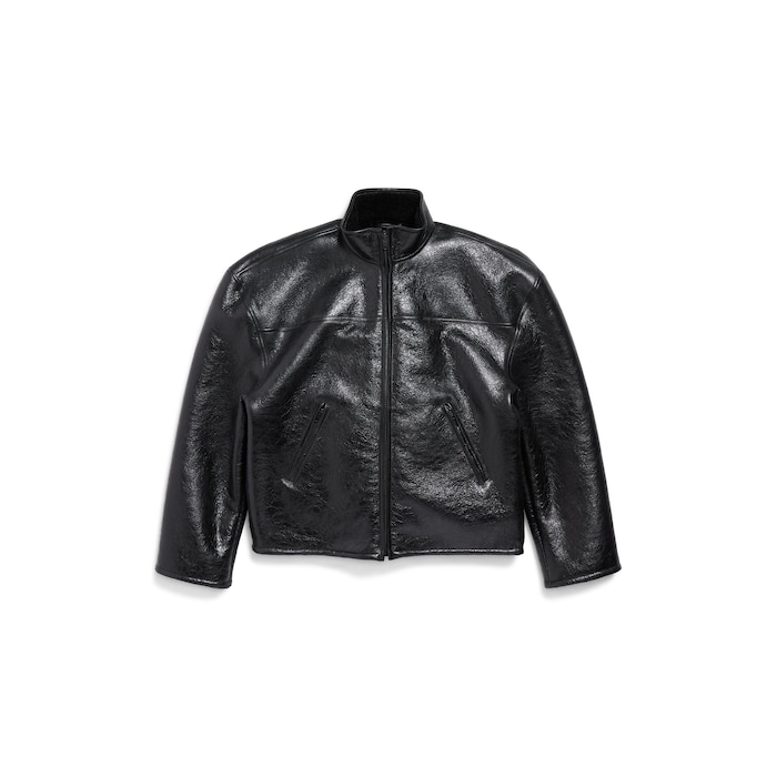 shearling ジップアップ ジャケット