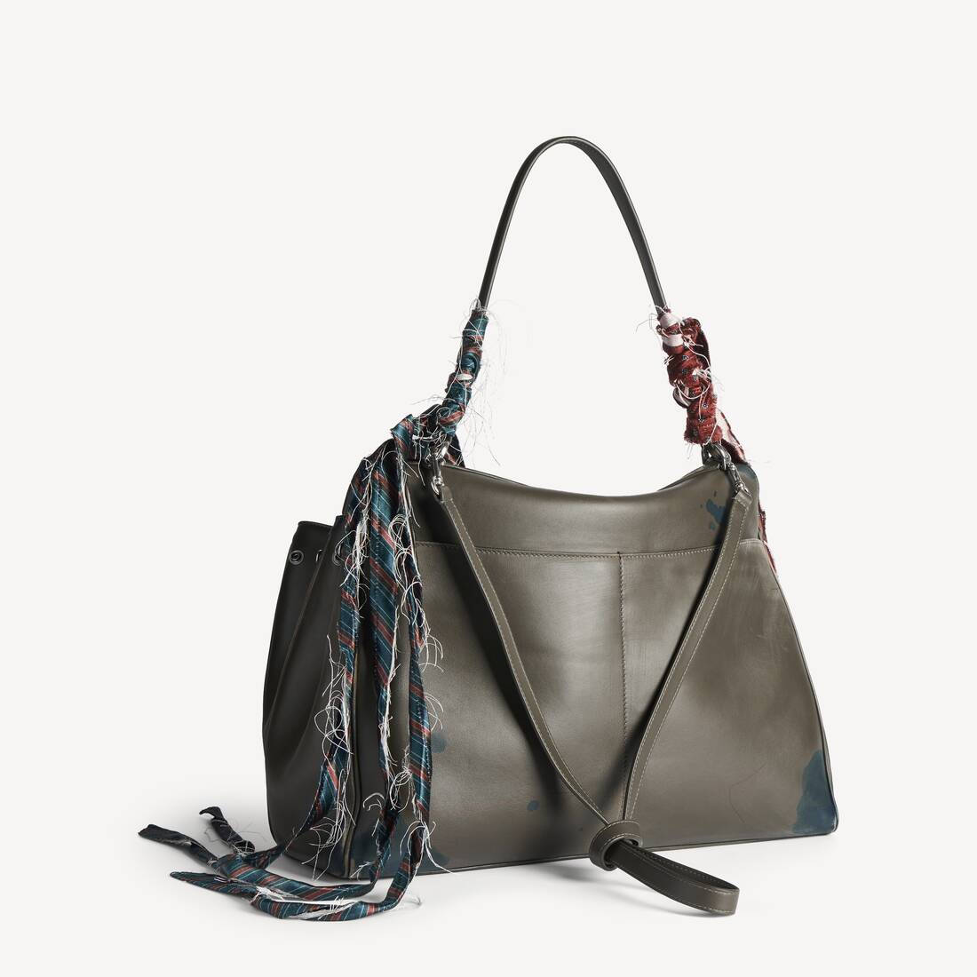 발렌시아가 남성용 로데오 핸드백 라지 7897442ACAH3617