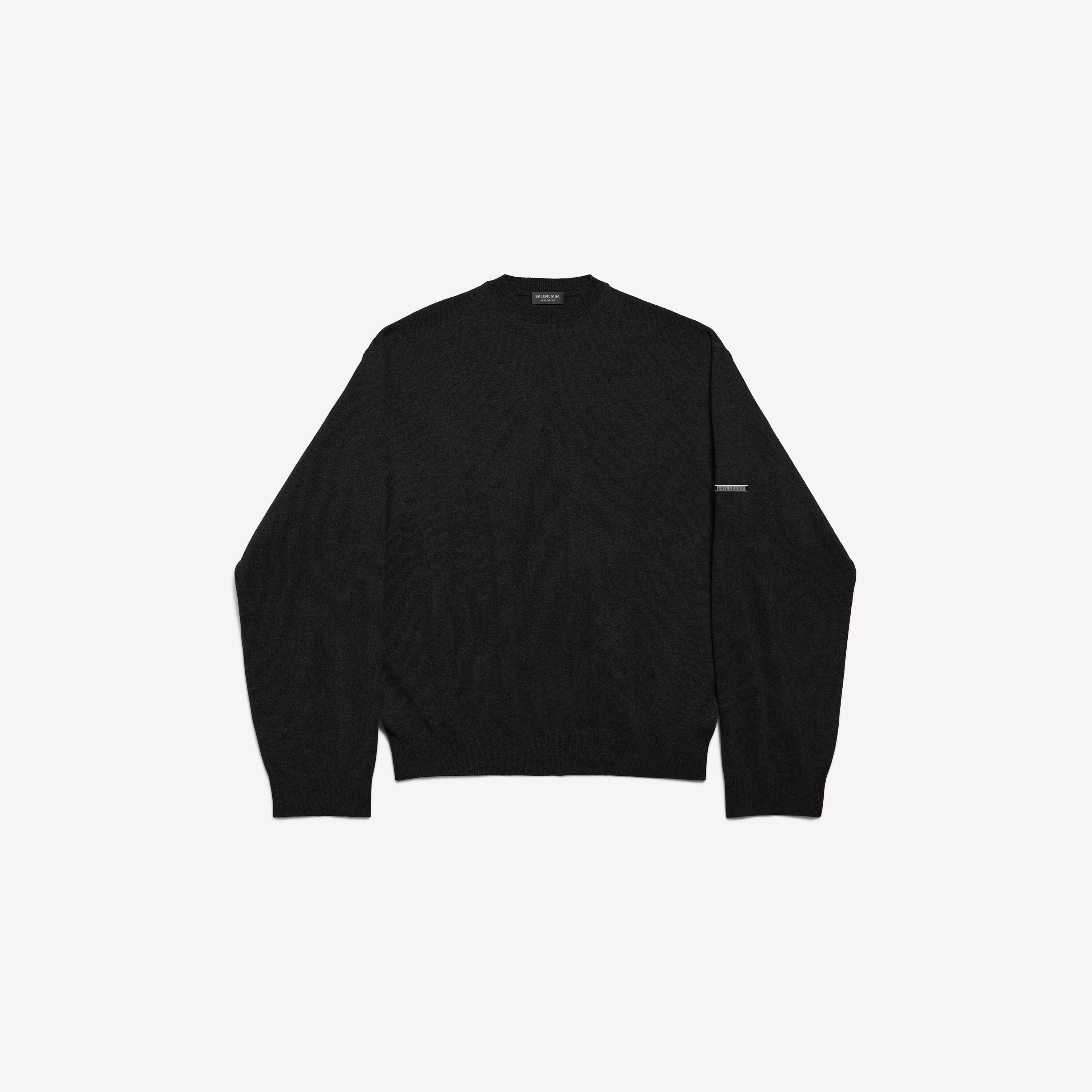 Men's Crewneck Sweater in Black