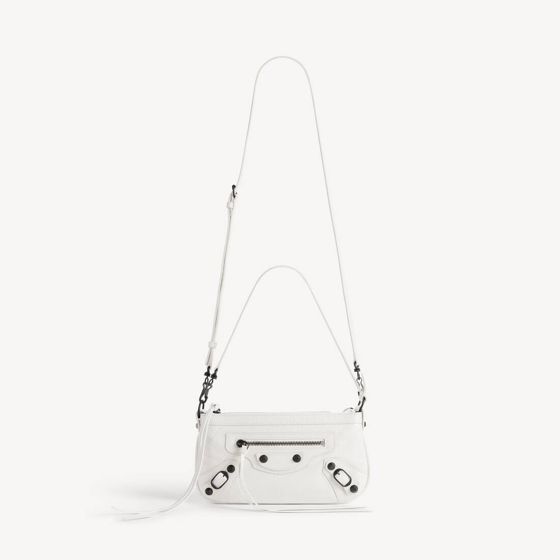 Women's Le City Pouch On Strap in Optic White | Balenciaga United Kingdom EN - Image 4