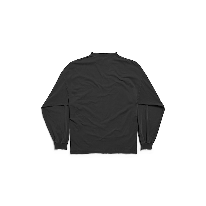 bb icon stencil long sleeve t-shirt large fit