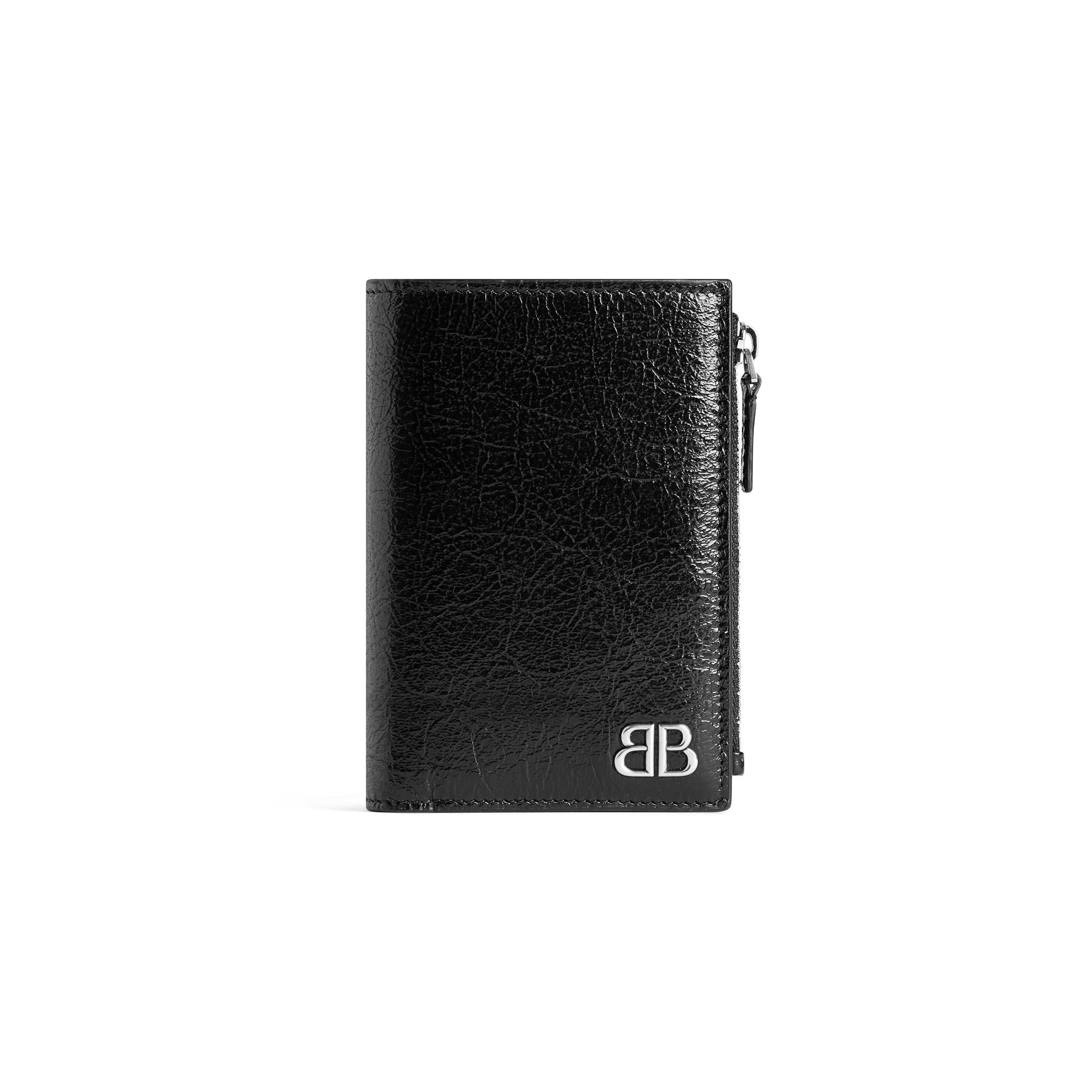 限定！即納！BALENCIAGA CREDIT フォールデッド カードホルダー ブラック の メンズ 日本限定 - monaco バーティカル フォール