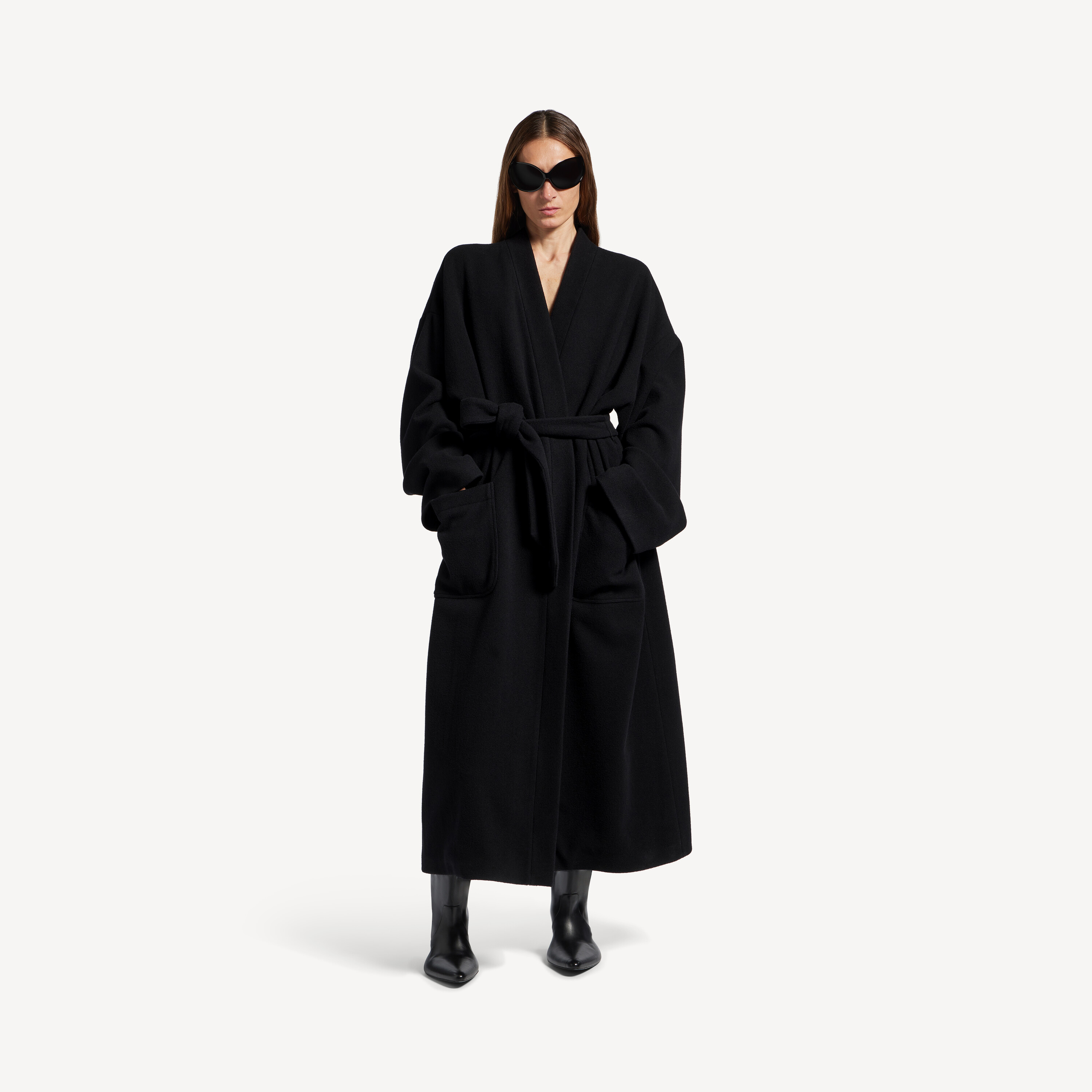 バスローブ コート のために ウィメンズ で ブラック | Balenciaga JP