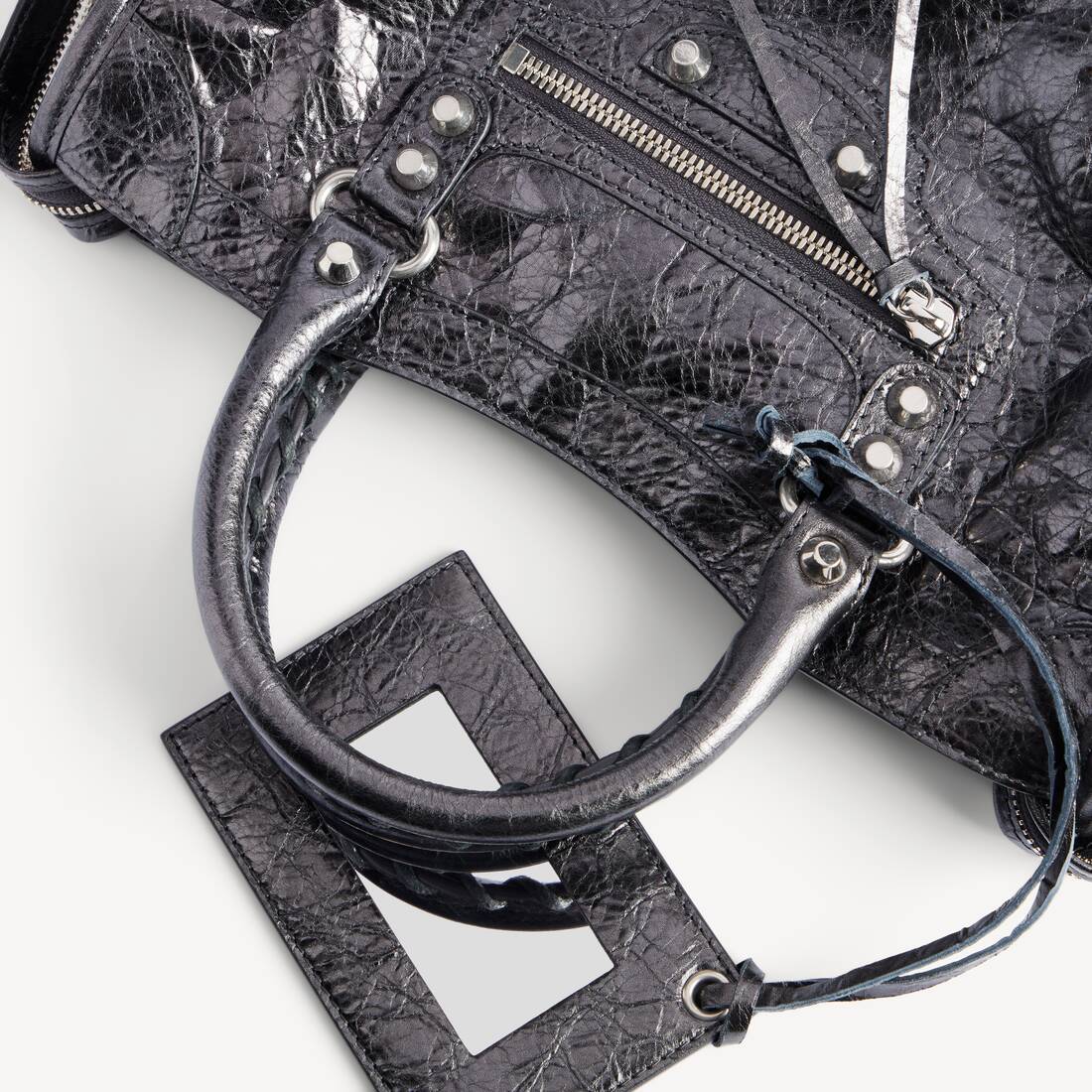 Women's Le City Bag Small in Steel Grey | Balenciaga Australia EN - Image 6