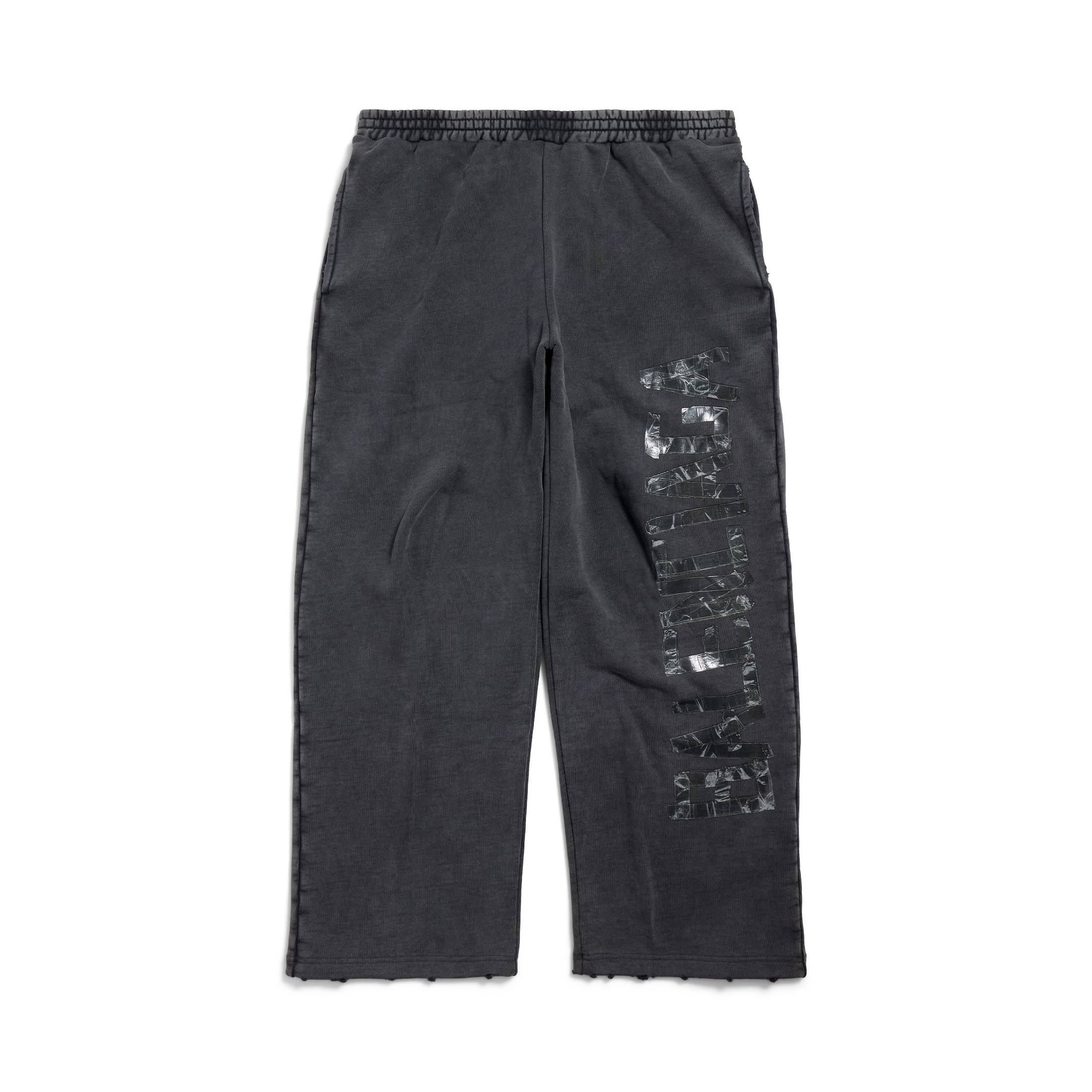 transparent tape baggy pants