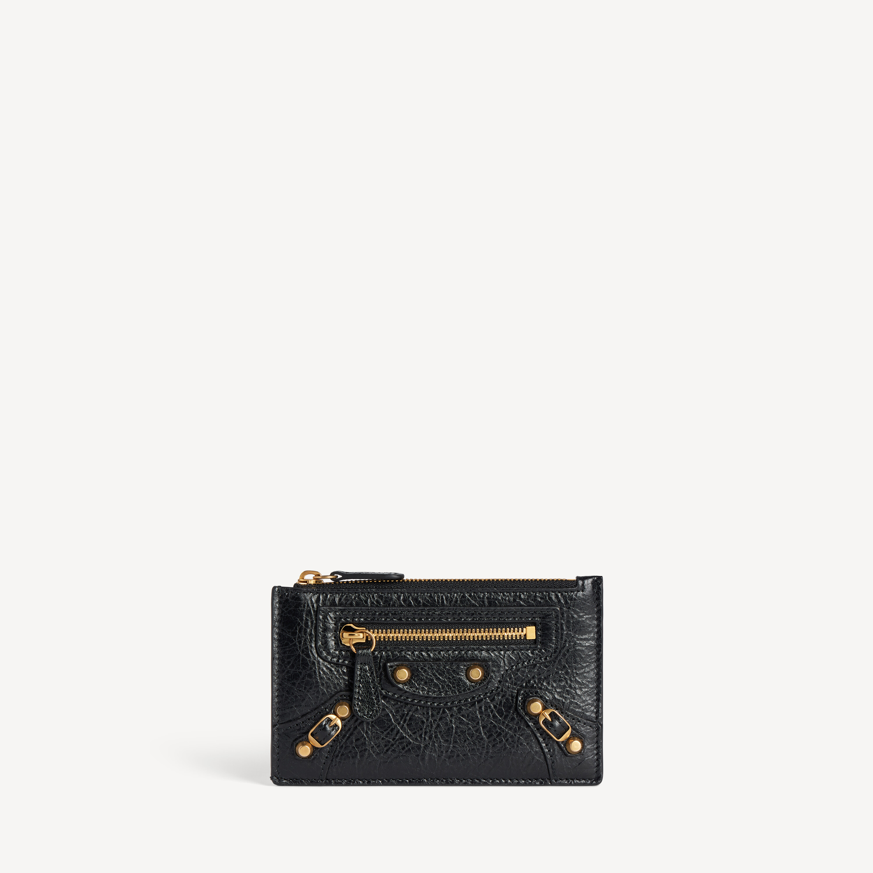 Women's Le City Long Coin And Card Holder in Black