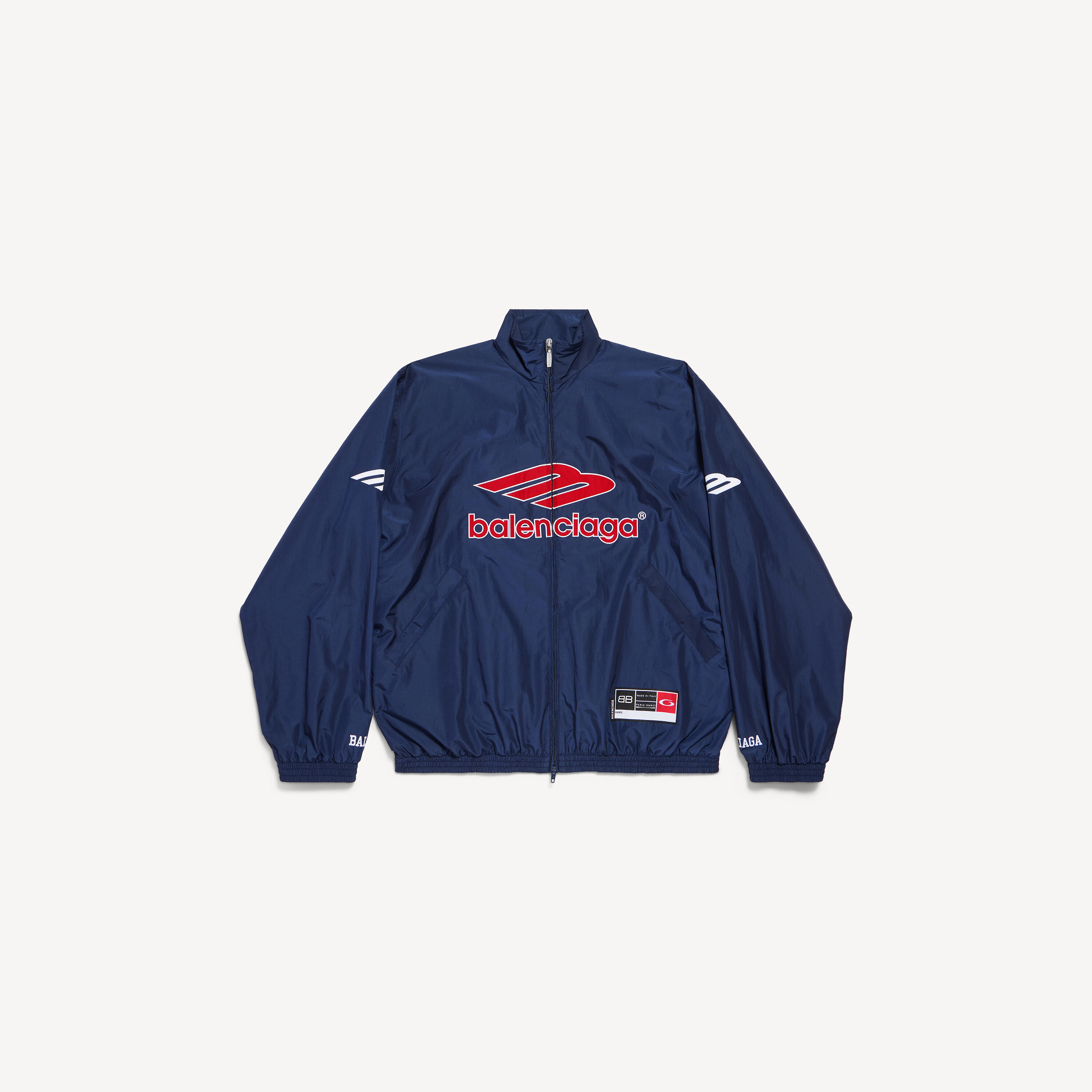 Men's 3b Football Tracksuit Jacket in New Dark Navy