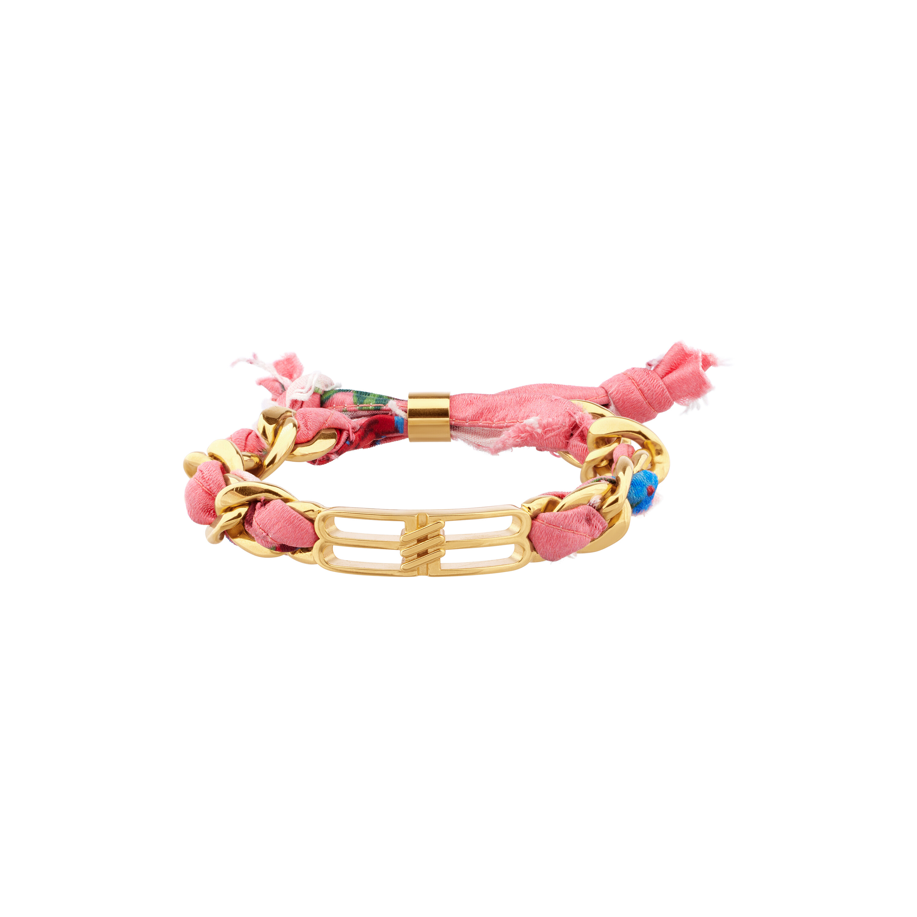 Women's Bb Icon Ribbon Bracelet in Gold/multicolor