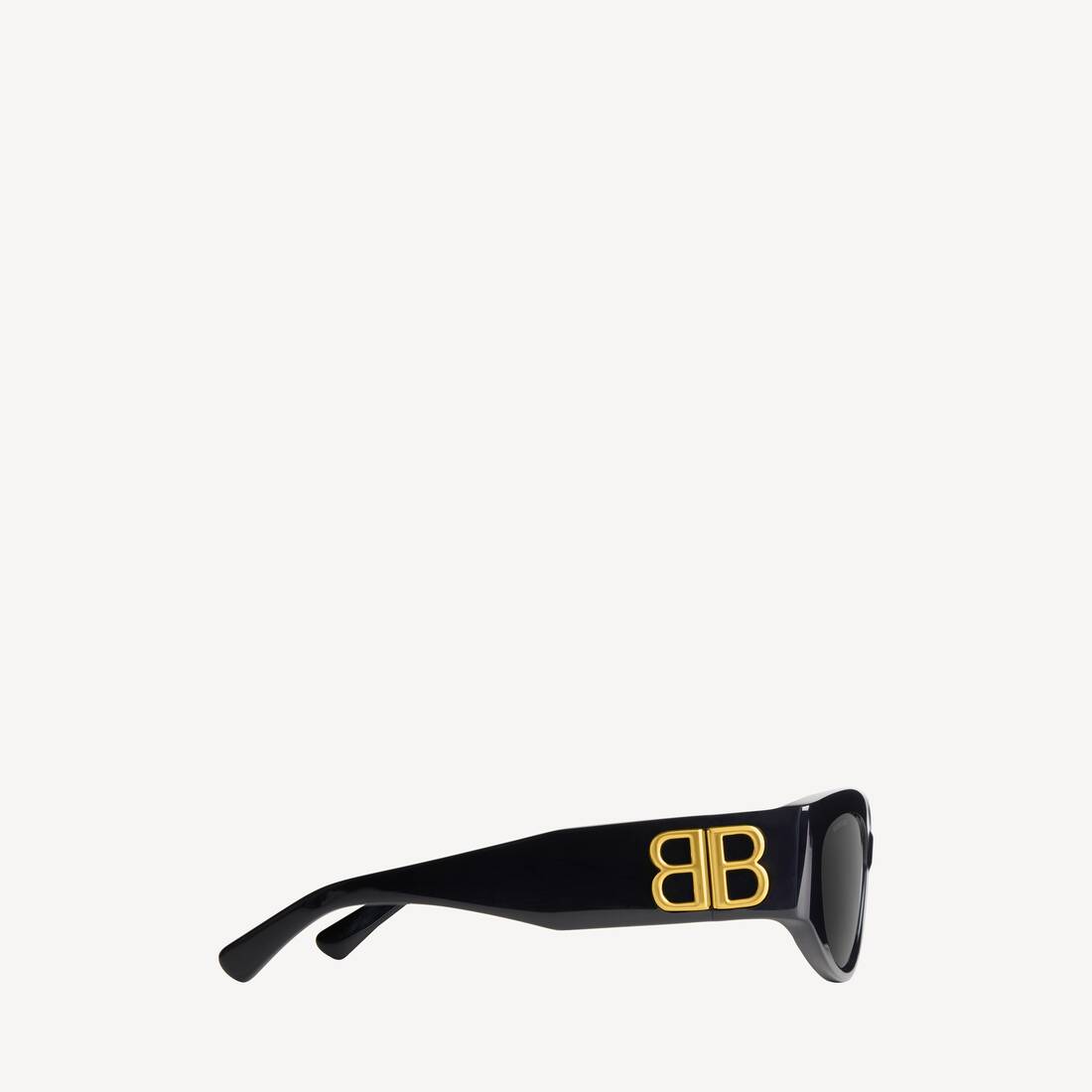 Lunettes De Soleil Bossy Round Af  pour Femme en Noir | Balenciaga France FR - Image 2