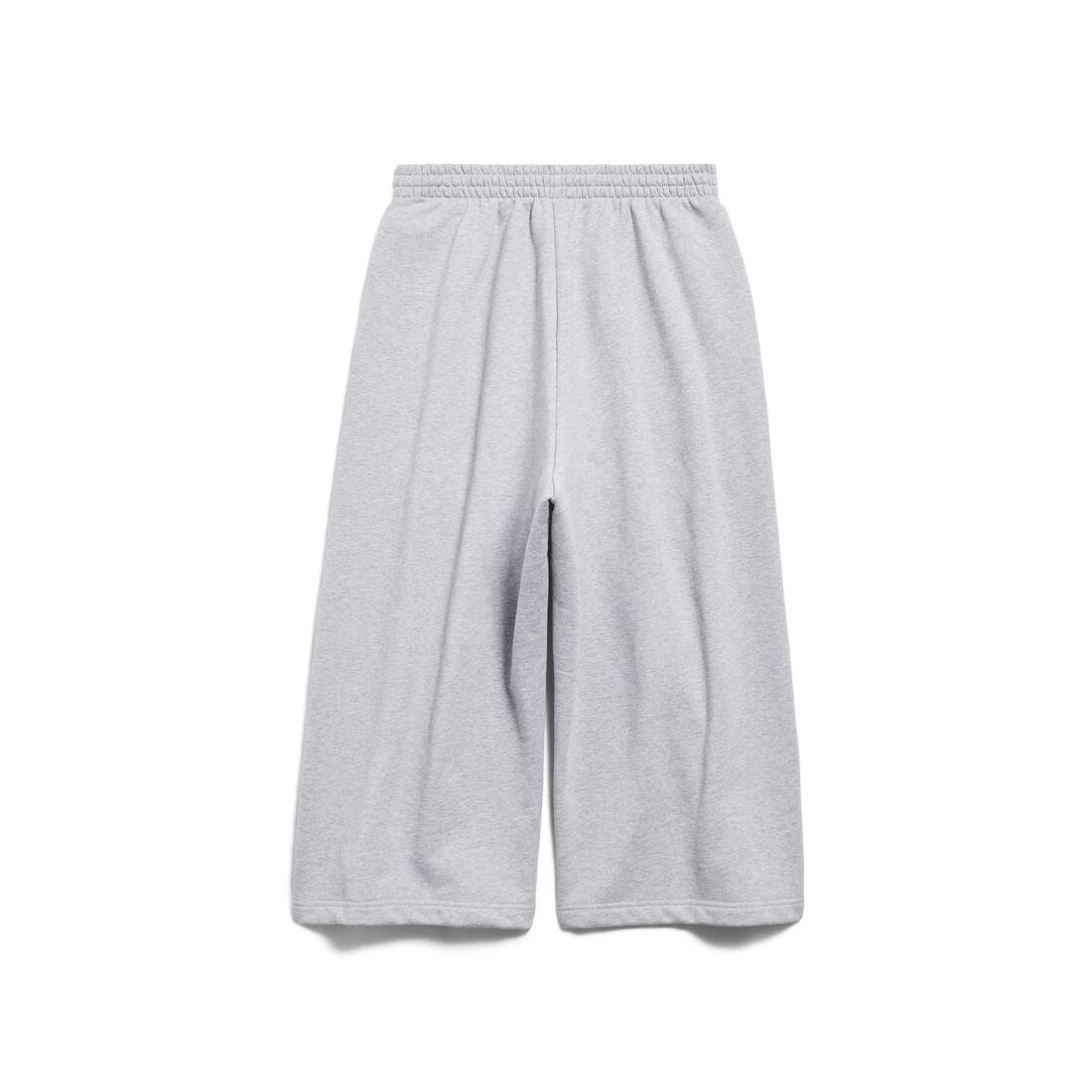 Men's Short Baggy Sweatpants in Grey | Balenciaga Netherlands EN - Image 2
