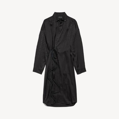 wrap cocoon ドレス