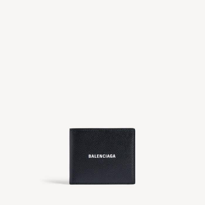 ブラック/ホワイト の メンズ Cash Square Folded ウォレット - メンズ | Balenciaga 日本 JA - Image 1