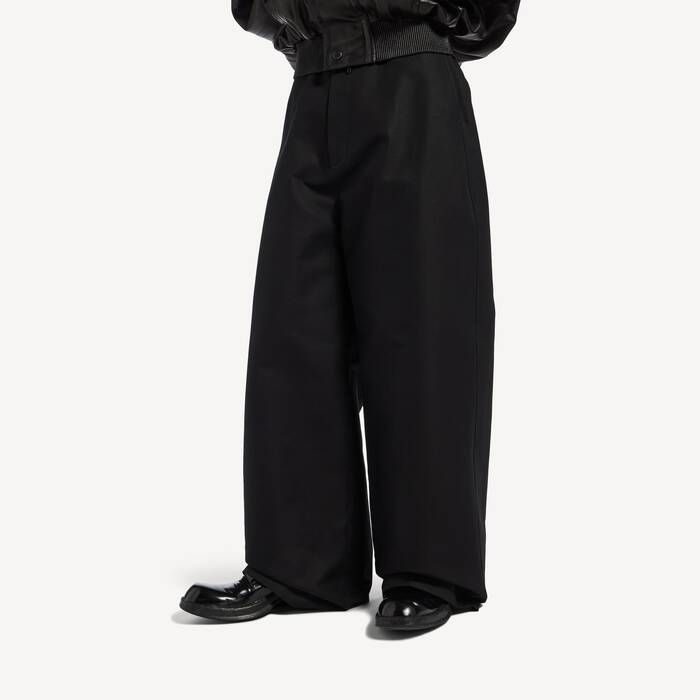 Men's Loose Fit Workwear Pants in Black - Men | Balenciaga Australia EN - Image 3