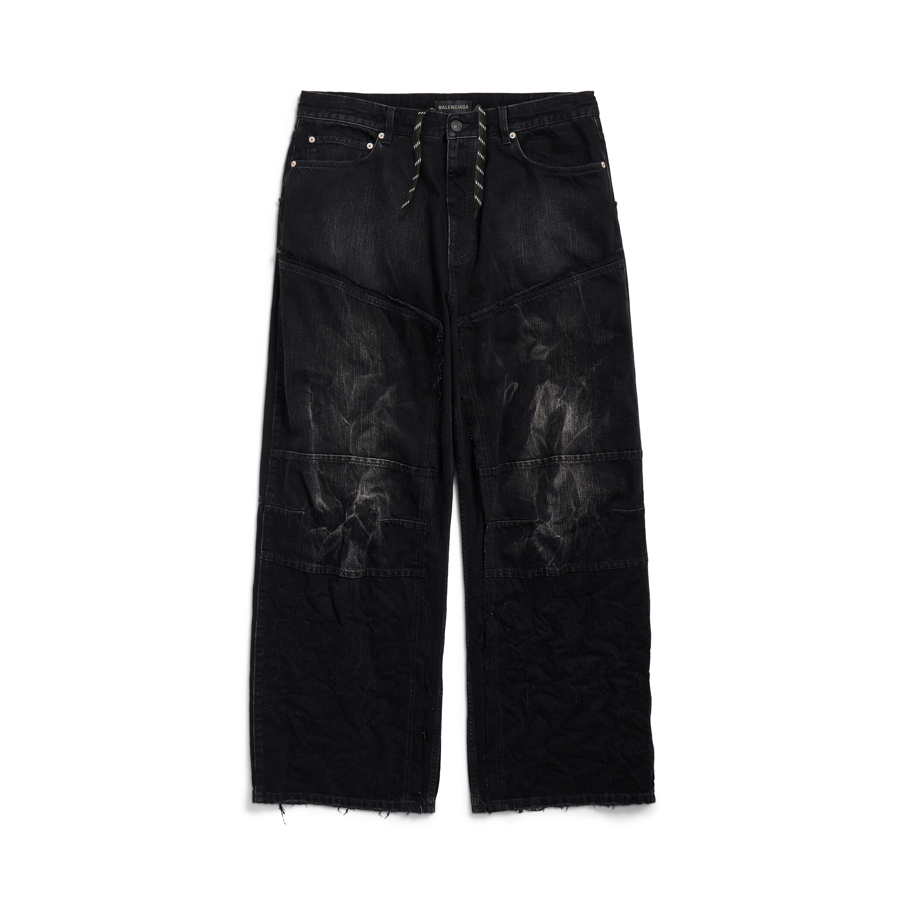 Men's Double Knee Pants in Black