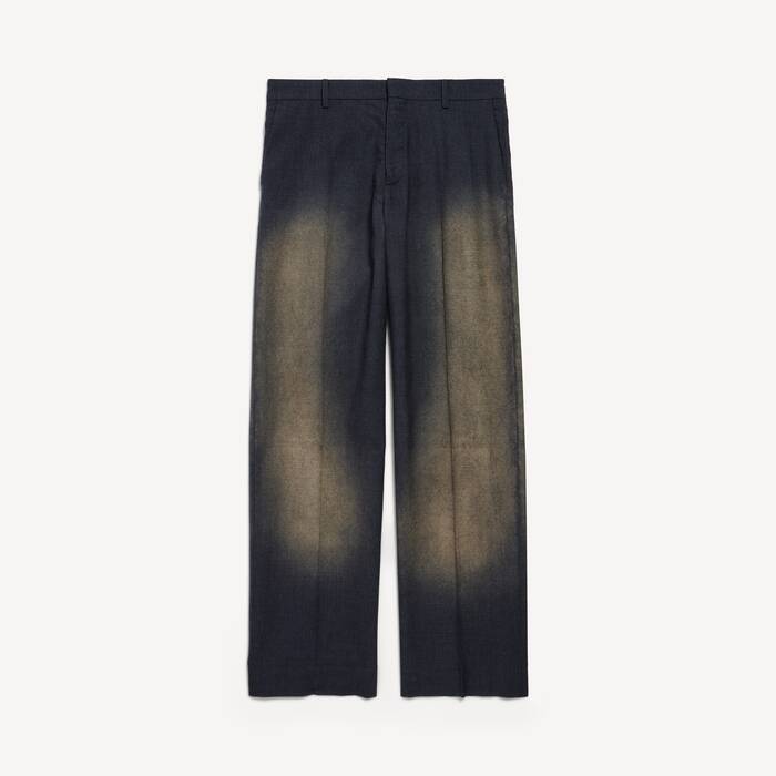 faded tailored trousers