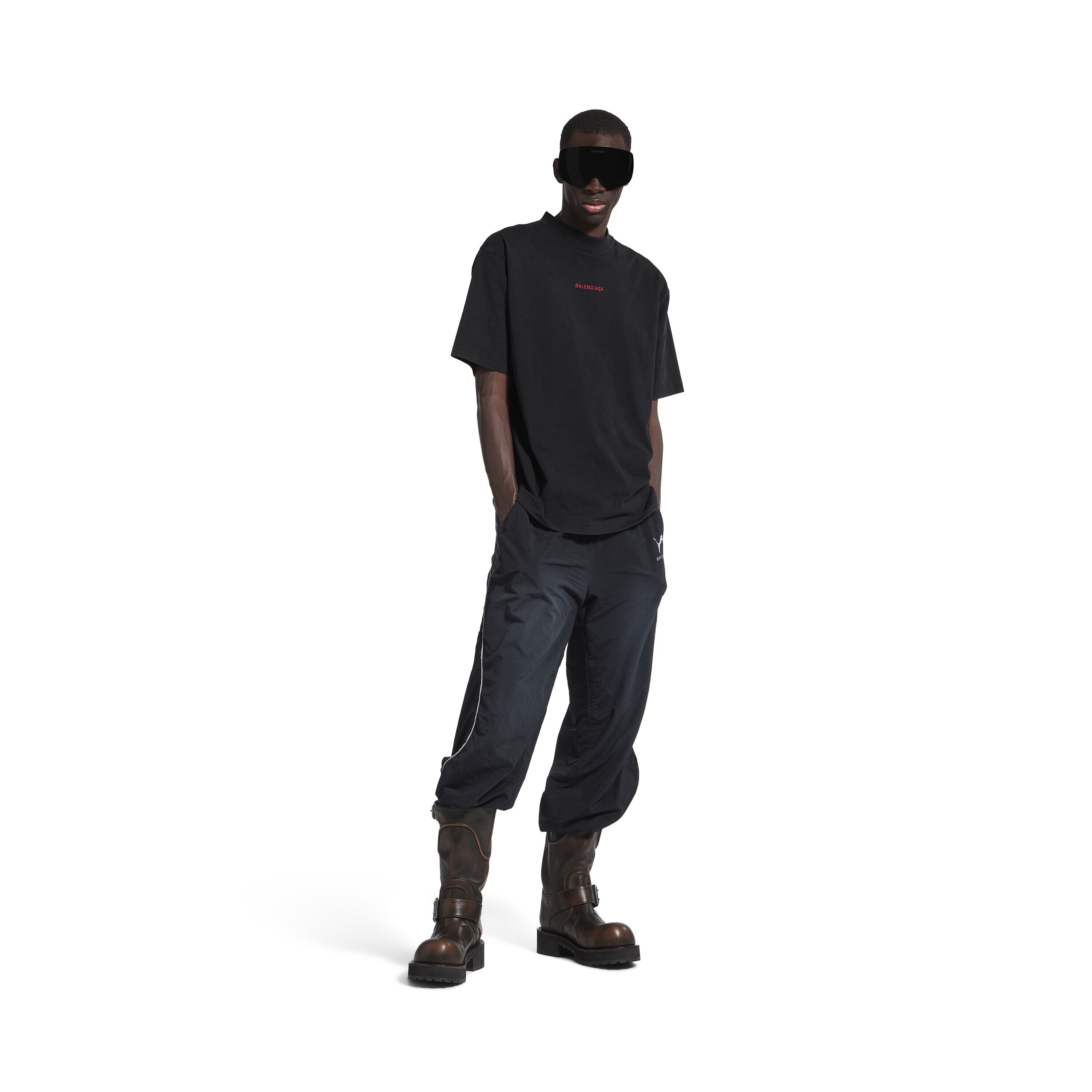 【関税&送料込】Balenciaga Black New Balenciaga Back Medium New Balenciaga Back T-shirt Medium Fit in Black | Balenciaga US