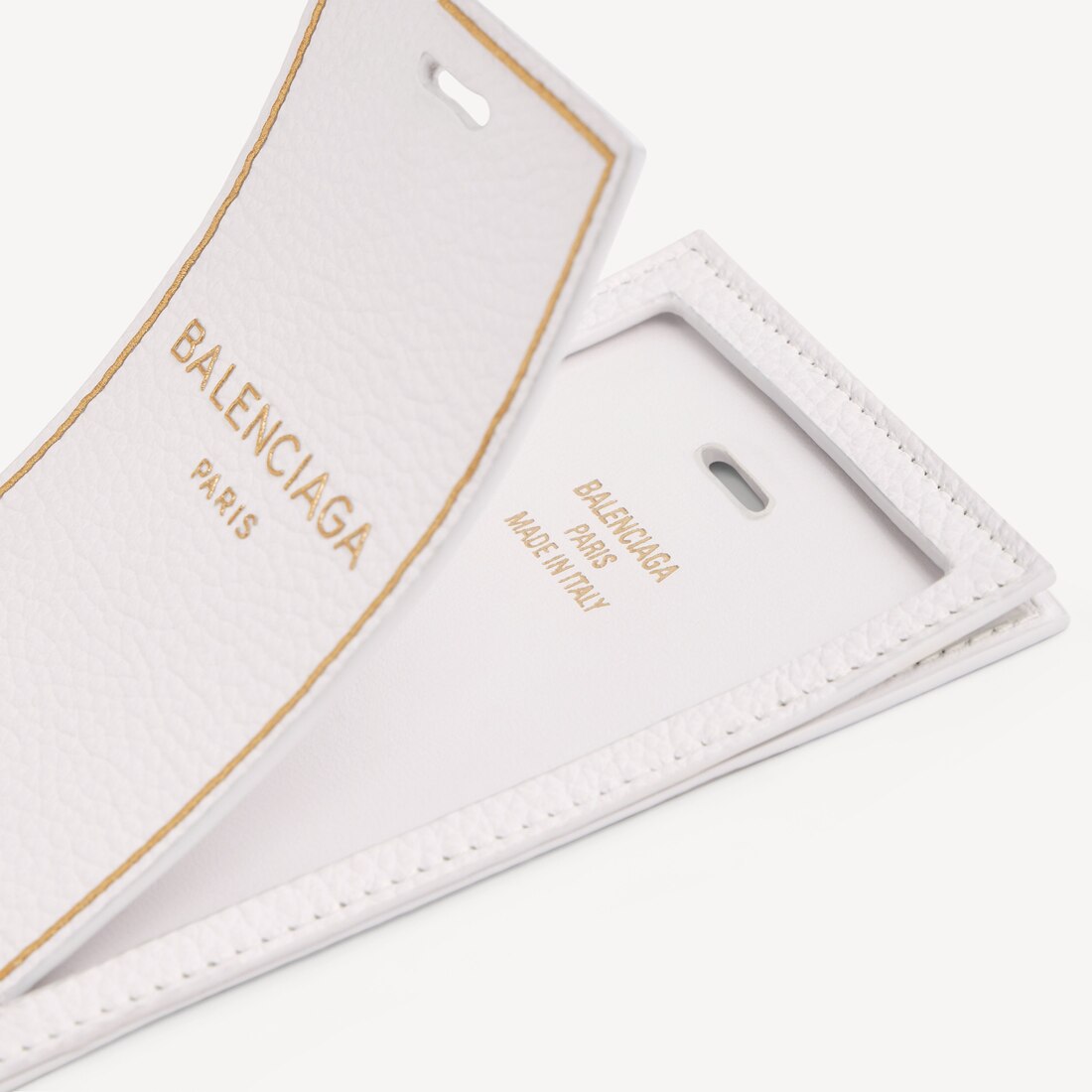 Fragrance Luggage Tag in Ivory White Dix
