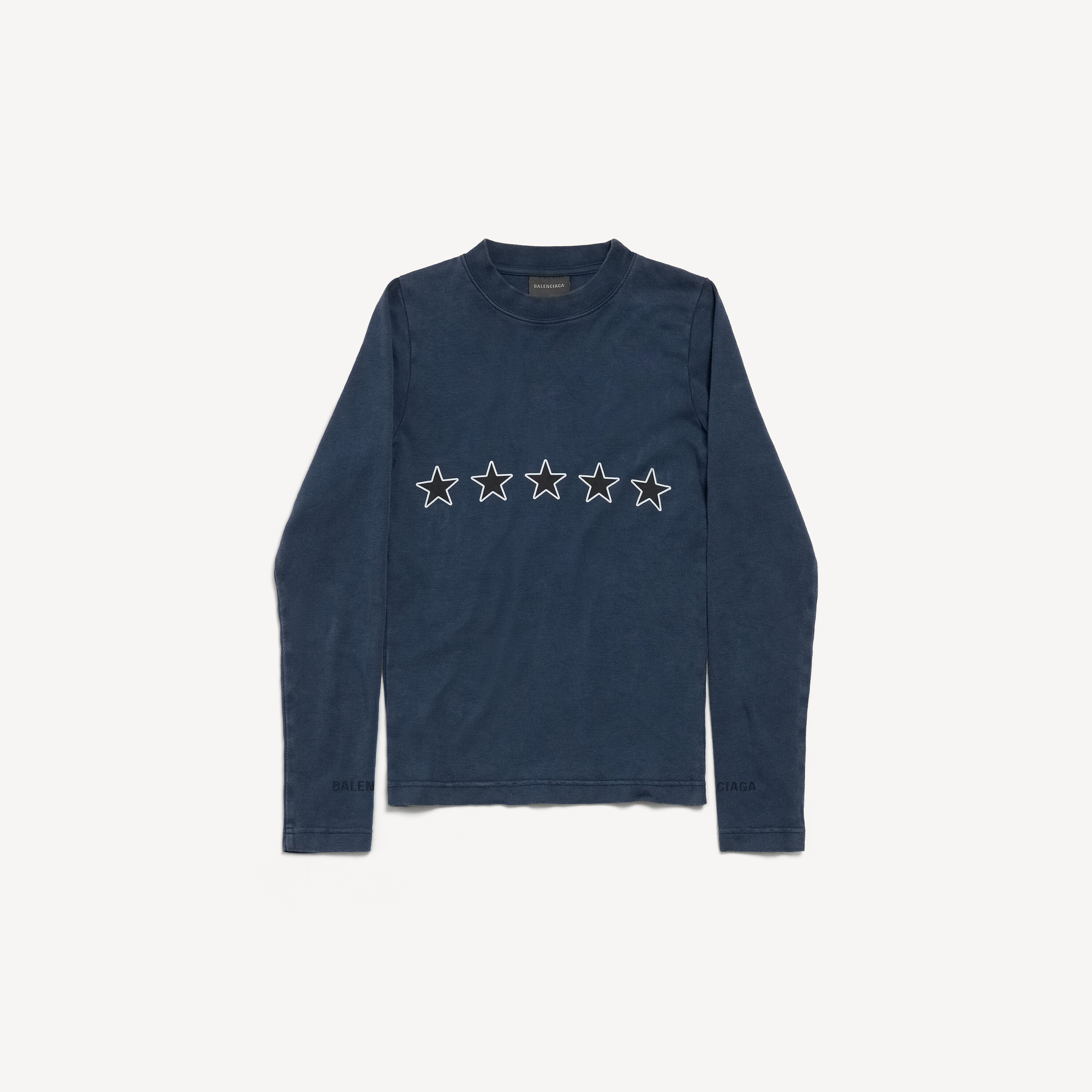 ウォッシュド ネイビー の ウィメンズ Top Rating ロングスリーブ