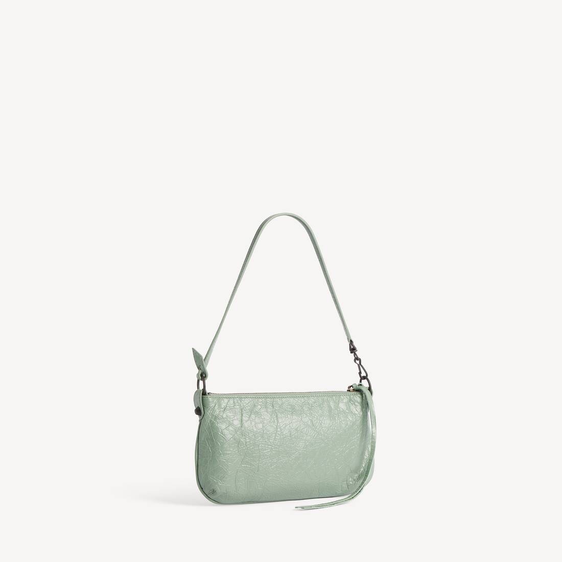 Women's Le City Pouch On Strap in Heritage Green | Balenciaga Australia EN - Image 3