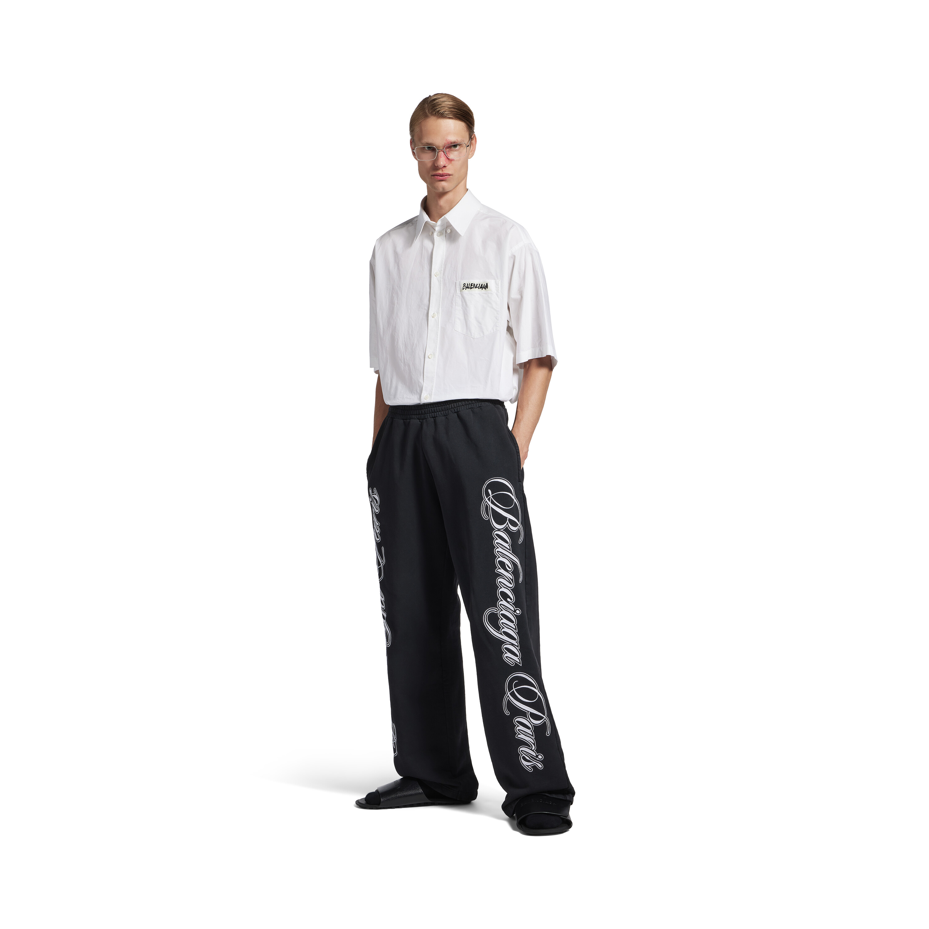 Men's Banana Baggy Pants in Black | Balenciaga US