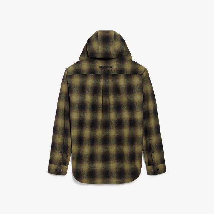 ブラック/カーキ の メンズ 中綿入りフード付きシャツ  - メンズ | Balenciaga 日本 JA - Image 2