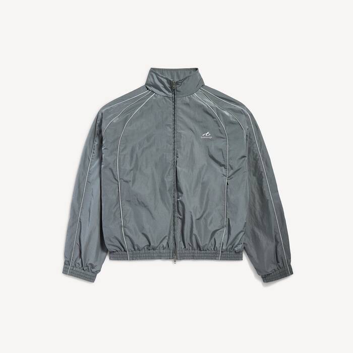 Veste De Surv&ecirc;tement Bodies pour Homme en Gris &Eacute;l&eacute;phant - Homme | Balenciaga Belgique FR - Image 2