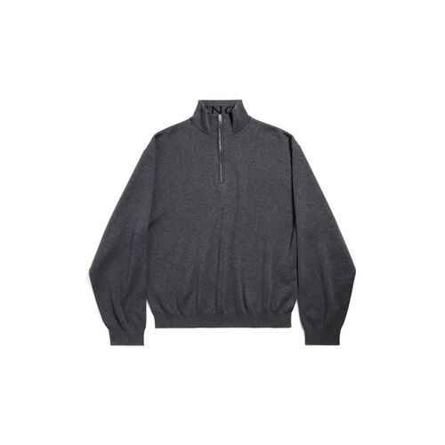 pullover mit kurzem reißverschluss