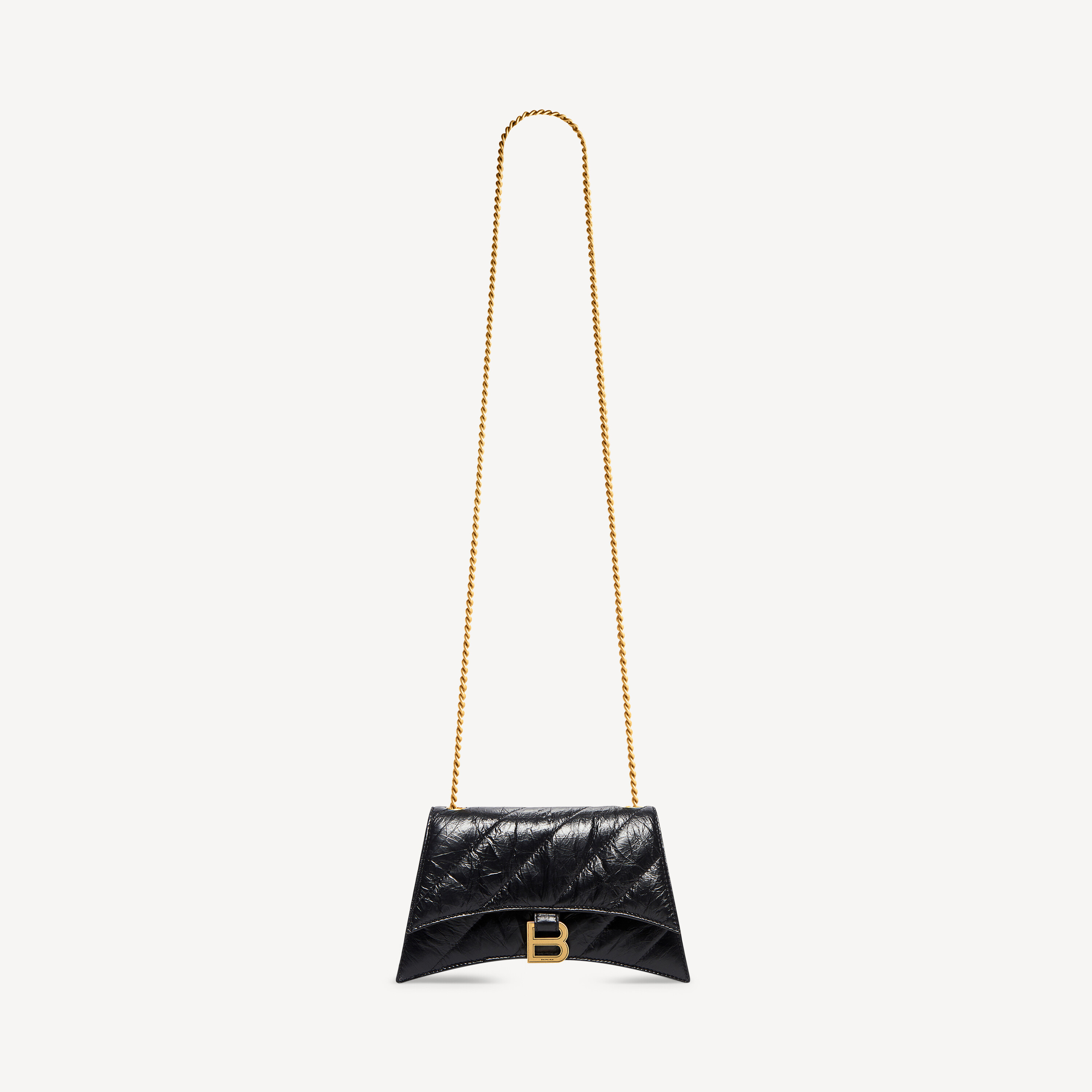 バレンシアガ CRUSH LONG COIN &amp; CARD HOLDER QUILTED 766465 210J0 ケース Crush long coin and card holder quilted