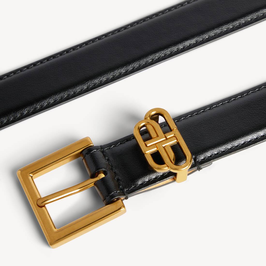 Women's Bb Loop Belt in Black | Balenciaga United Kingdom EN - Image 3