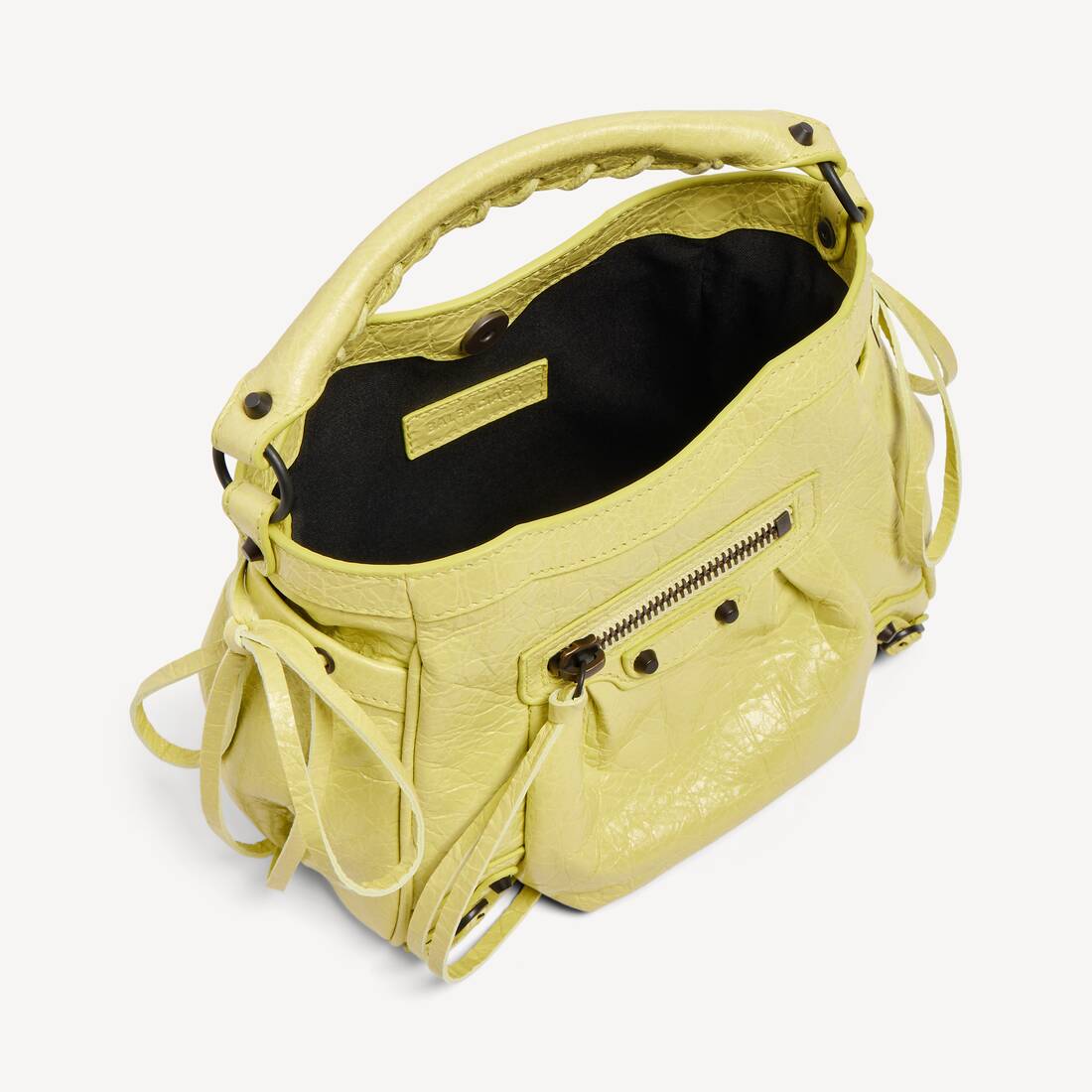 Bolso Cubo Le City Nano para Mujer en Limonada | Balenciaga Espa&ntilde;a ES - Image 5