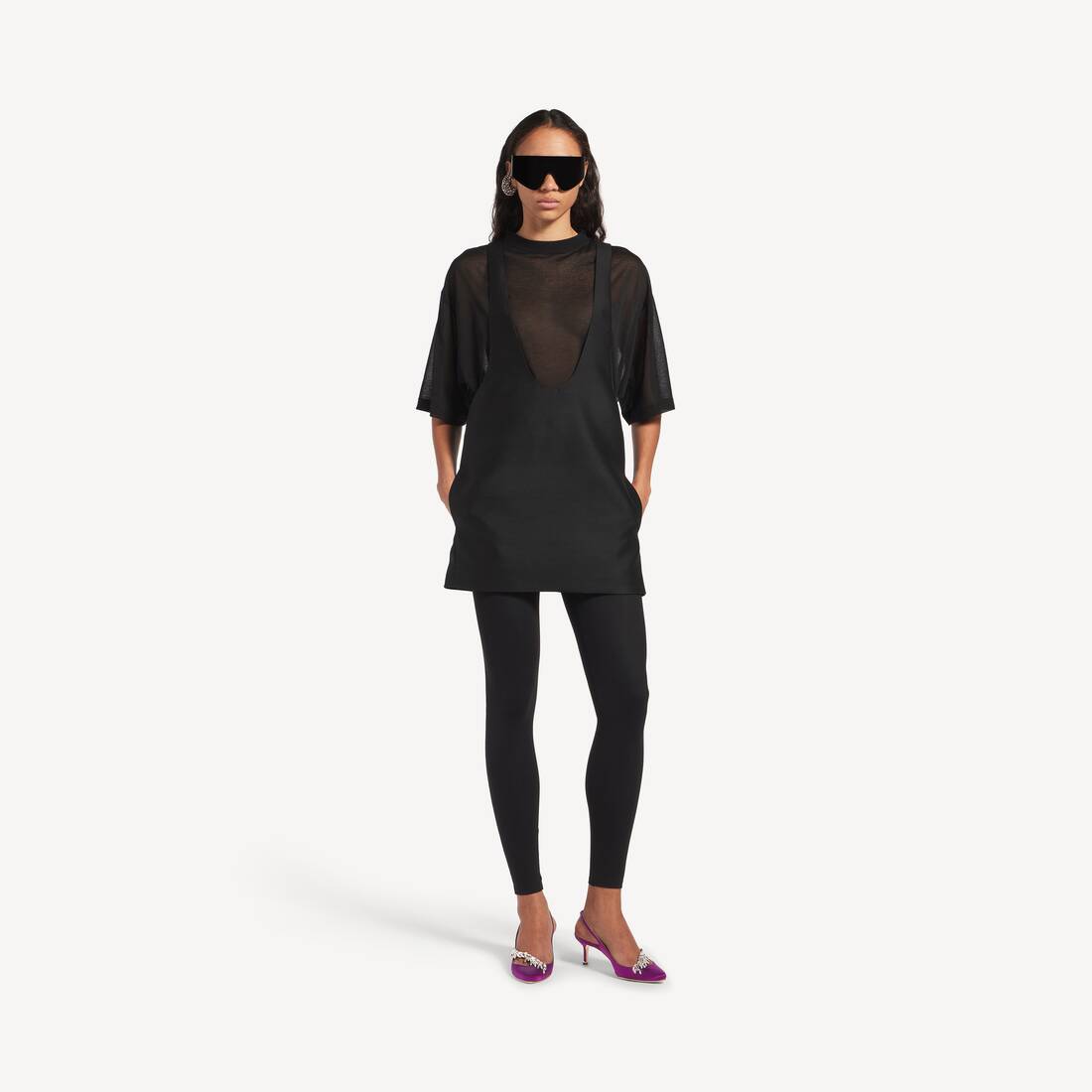 Women's Balenciaga | Manolo Blahnik Slingback in Violet | Balenciaga Ireland EN - Image 7
