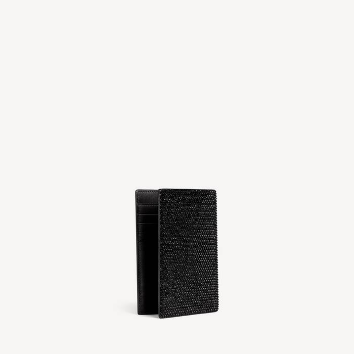 Men's Passport Holder With Rhinestones in Black - Men | Balenciaga United States EN - Image 2