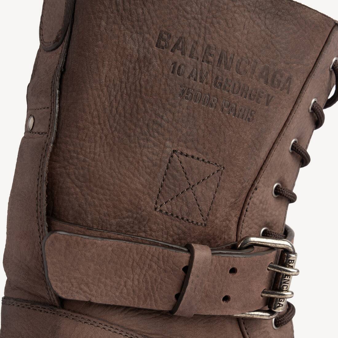 Men's Venom Lace-up Bootie in Brown | Balenciaga United States EN - Image 2