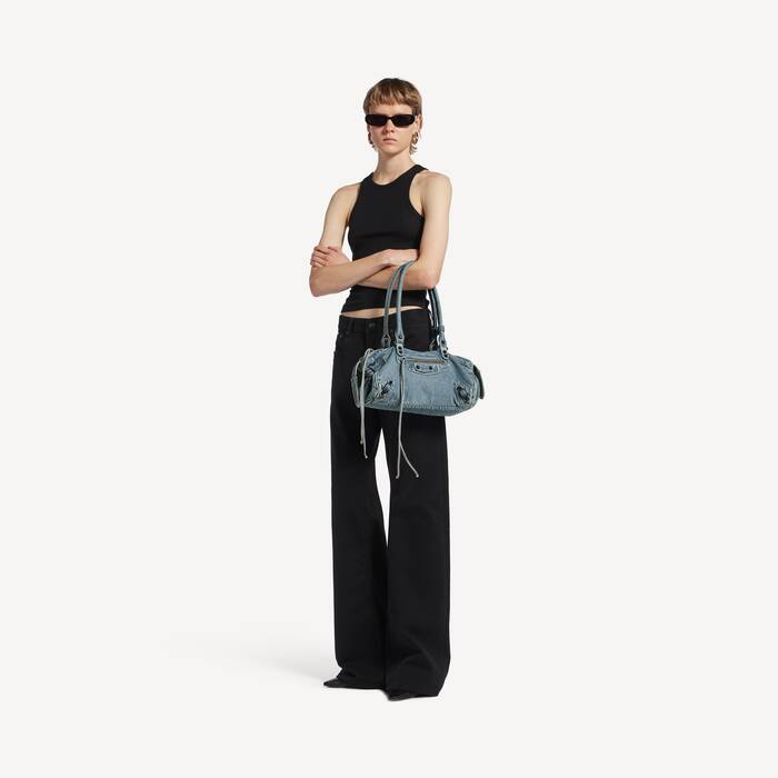 Women's Le City Bag East-west in Blue - Women | Balenciaga Canada EN - Image 3