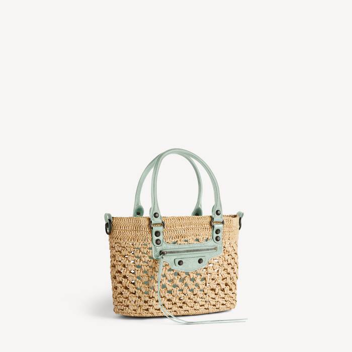 Women's Le City Basket Small in Beige/mineral Green - Women | Balenciaga Japan EN - Image 2