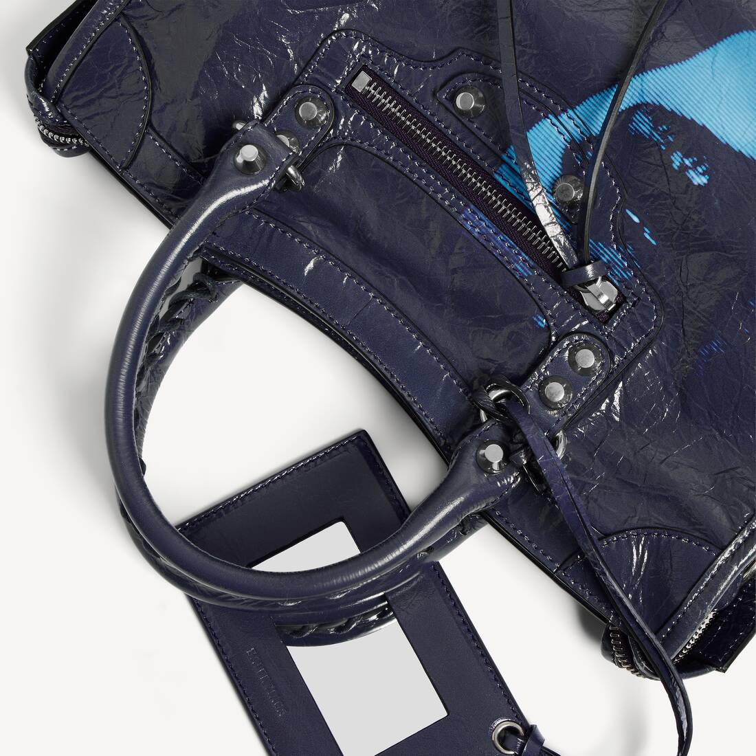 Women's Le City Bag Small in Navy | Balenciaga United States EN - Image 6