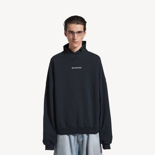 pull &agrave; col chemise rond balenciaga back