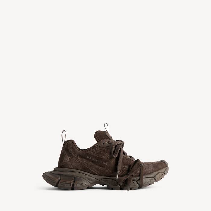 Men's 3xl Stitched Suede Sneaker in Light Espresso - Men | Balenciaga Switzerland EN - Image 1