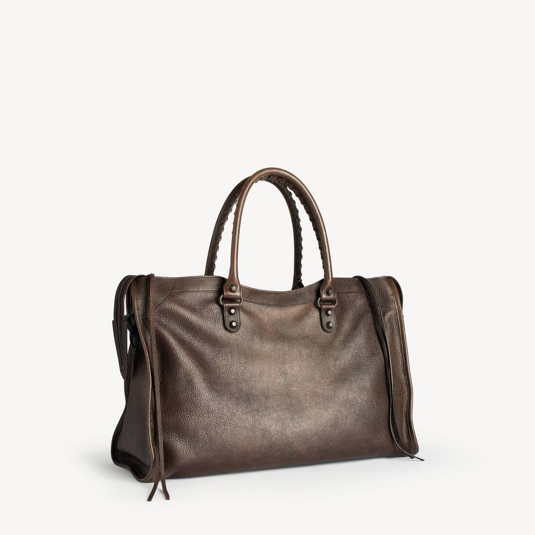 Men's Le City Bag Large in Brown/caramel | Balenciaga Kuwait EN - Image 3