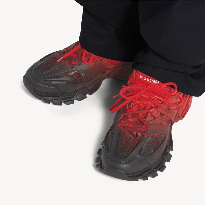 レッド/ブラック の メンズ Track Gradient スニーカー - メンズ | Balenciaga 日本 JA - Image 3