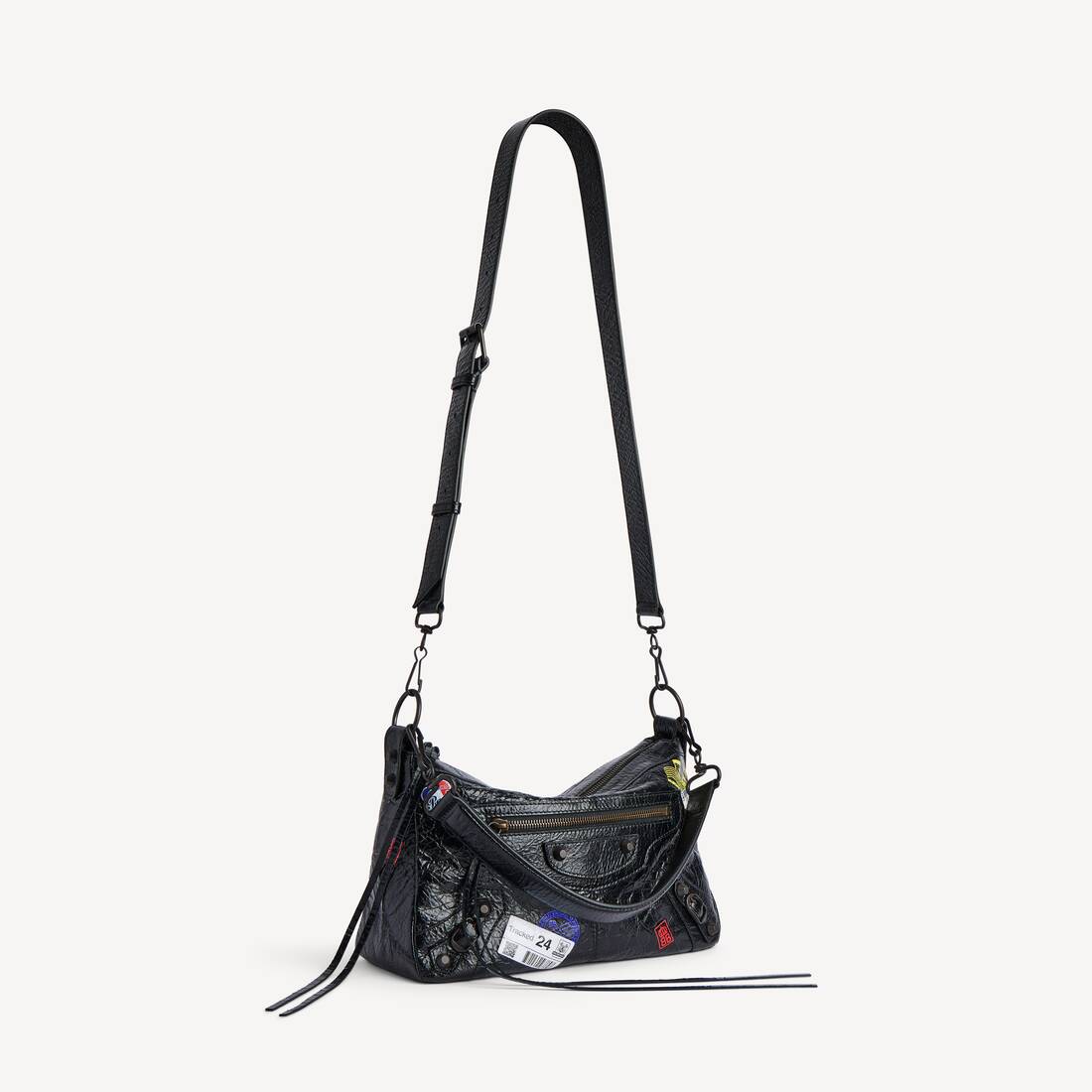 Men's Le City Moto Bag Small in Black | Balenciaga Republic Of Korea EN - Image 2
