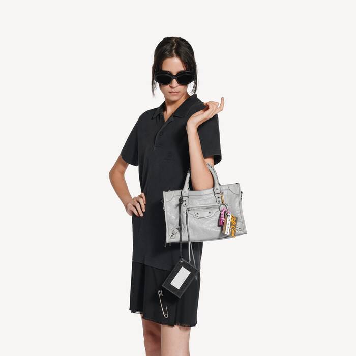 Women's Le City Bag Small  in Light Grey - Women | Balenciaga United States EN - Image 2