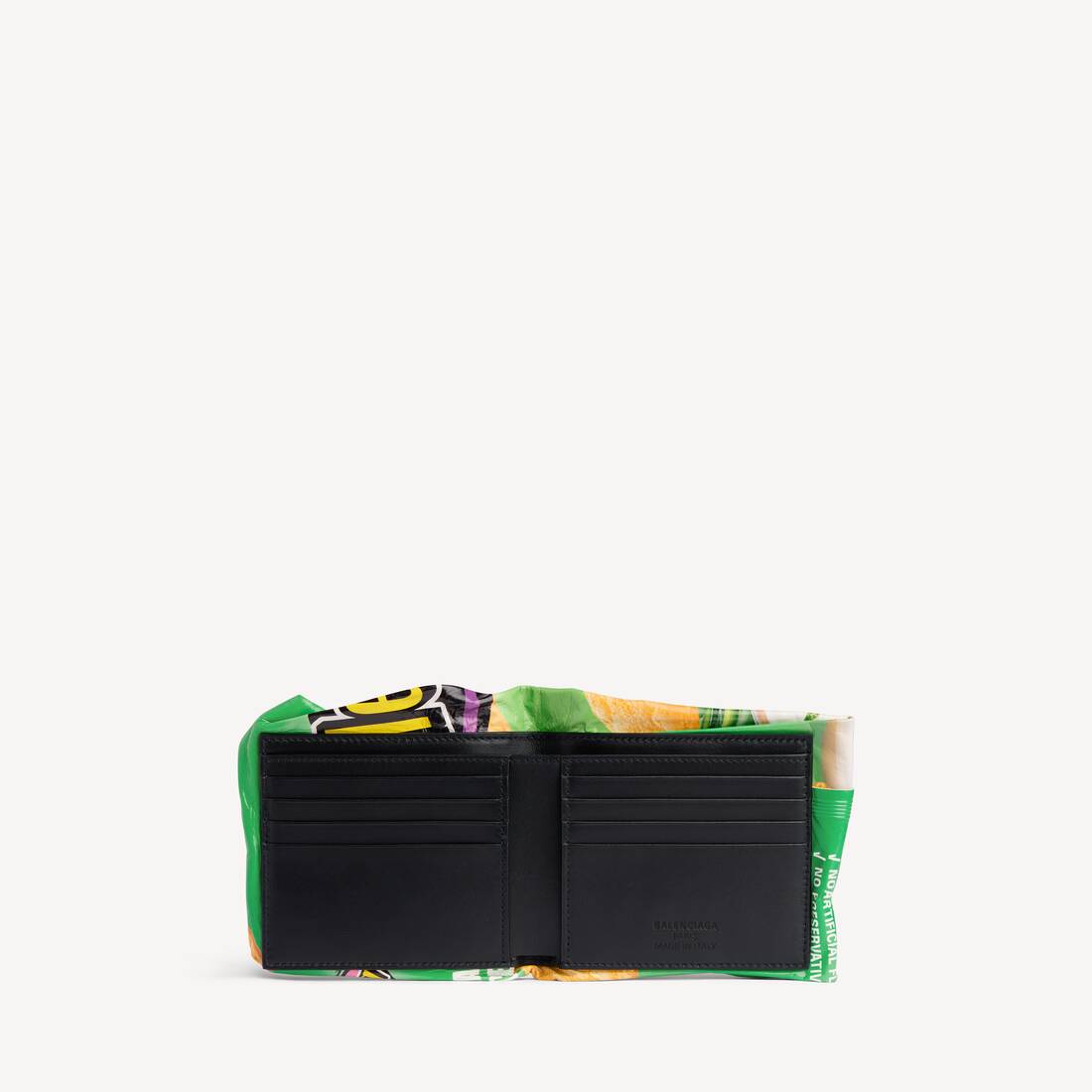 Men's Chips Square Folded Wallet in Green | Balenciaga Netherlands EN - Image 3