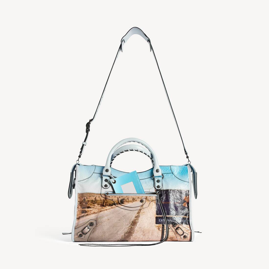 Women's Le City Bag Medium in Blue | Balenciaga United States EN - Image 4