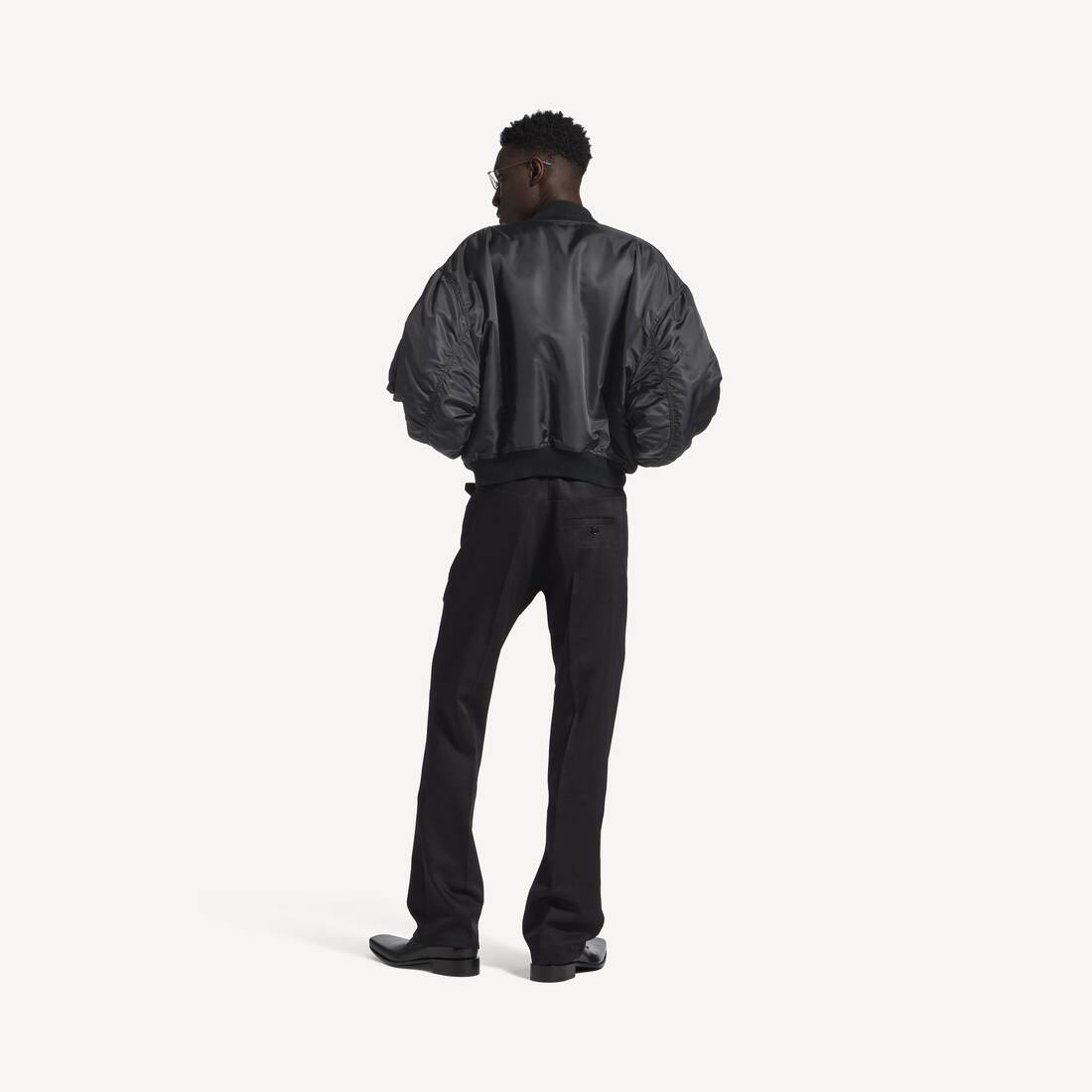 Men's Standard Bomber Jacket in Black | Balenciaga Denmark EN - Image 4