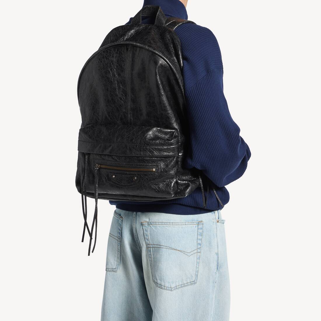 Men's Le City Backpack in Black | Balenciaga Italy EN - Image 7