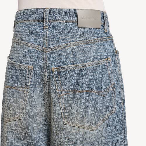 jeans denim stitch baggy