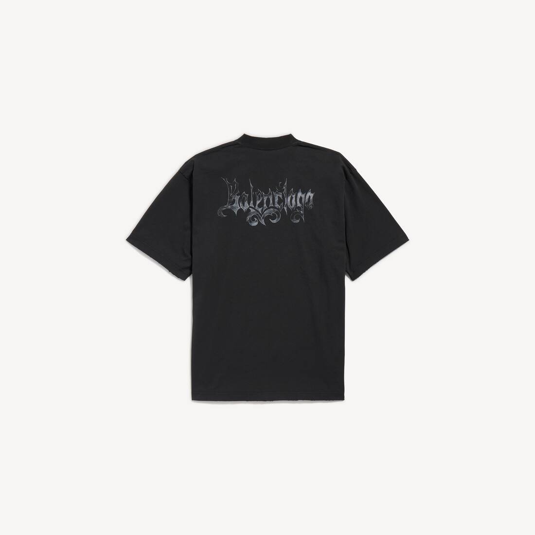 Men's Sketchy Medium Fit T-shirt in Black | Balenciaga Saudi Arabia EN - Image 2